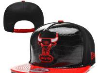 Bulls Black/Red Snapback