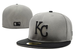 KC Royals Grey/Black Fitted