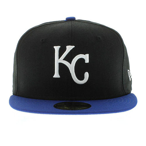 KC Royals Black/Blue Fitted