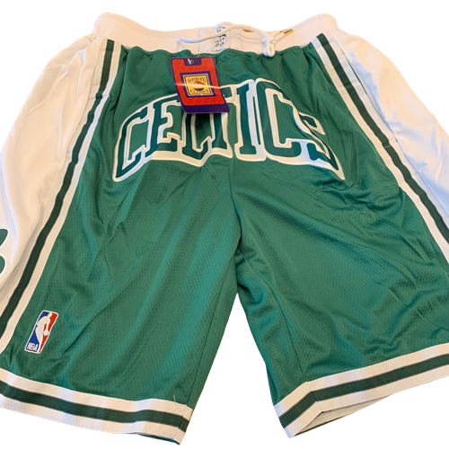 Boston Celtics  Just Don Shorts Green