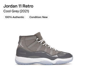 Air Jordan Retro 11 "Cool Grey"