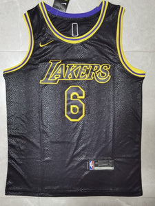 NBA LA Lakers LeBron James Jersey black